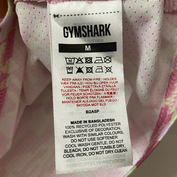 Gymshark Multicolor Training Crop Top M - Picture 9 of 9